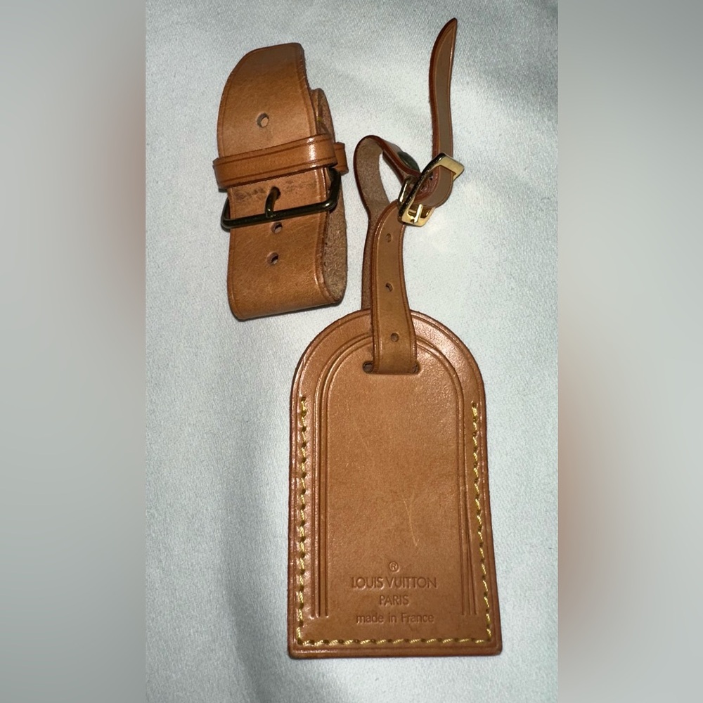 Louis Vuitton Vachetta Luggage Tag